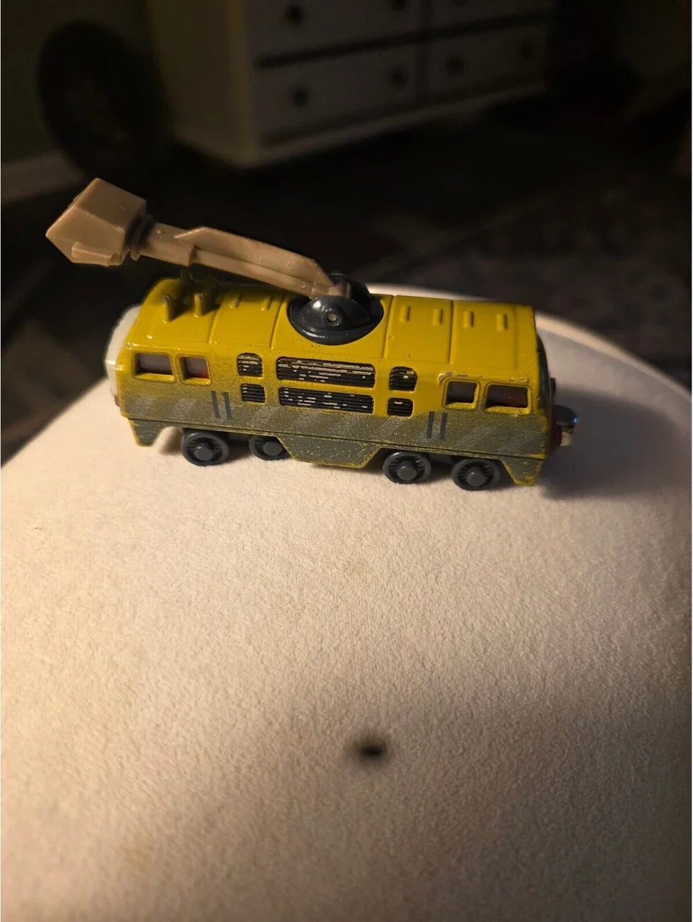 Vintage Yellow Thomas & Friends Die-Cast Crane Engine Toy learning curve